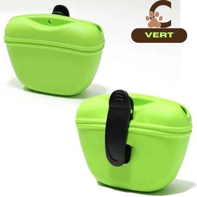 Sac à friandise chien vert - Fourre-Tout™ - ChienCroyable