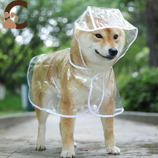 Manteau pour chien blanc - DoggyPoncho™ - ChienCroyable