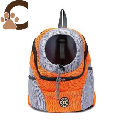 Sac à dos pour chien orange - BackpackDog™ - ChienCroyable